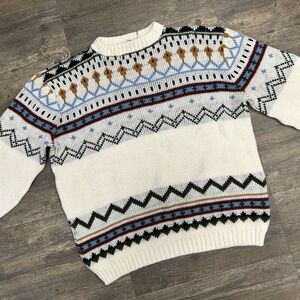 Vintage Fair‎ Isle Sedgewick Sportswear Acrylic Sweater NO SIZE USA Made (238)